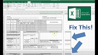 Excel HowTo Preparing a Form for Printing a Simple Approach [upl. by Clair]