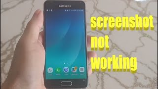 Samsung J7 or J3 end J4 or J5 screenshot not working button [upl. by Anirdna804]