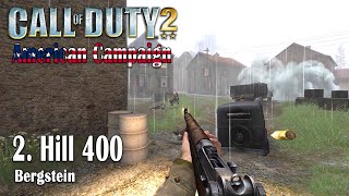 Call of Duty 2  American Campaign  2 Hill 400  Bergstein [upl. by Fin]