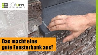 Das macht eine gute Fensterbank aus [upl. by Port]