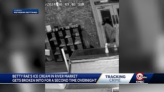 Popular River Market ice cream shop burglarized again [upl. by Pesvoh]