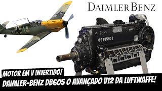 DAIMLERBENZ DB605  O AVANÇADO MOTOR V12 INVERTIDO [upl. by Namijneb]