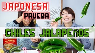 Japonesa prueba  CHILES JALAPEÑOS super risa [upl. by Kacy748]