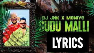 Sudu Malli lyrics DJJNK x Moniyo [upl. by Ludvig]