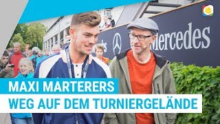 Maximilian Marterer’s Rundgang auf dem Turniergelände  Stachi trifft  myTennis [upl. by Ioj]