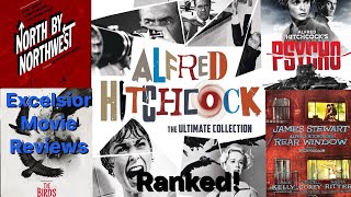 ALFRED HITCHCOCK THE ULTIMATE COLLECTION’S 15 FILMS RANKED [upl. by Uird]