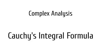 Complex Analysis  Cauchys Integral Formula شرح  Part1 [upl. by Alecia673]