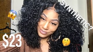 THE BEST CURLY SYNTHETIC WIG [upl. by Koran]