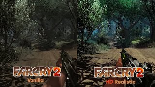 Far Cry 2 HD Remastered vs Original  PC Ultra Settings Comparison [upl. by Oniskey]