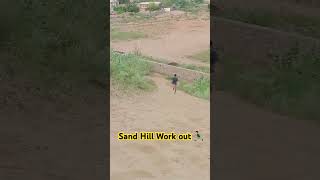 100m Sand Hill work out 🏃‍♂️ shorts athlete 100m [upl. by Lerak]