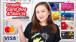 Credit Card 101 DOs amp DONTs 💳  how to avoid interest charges  tita talks 🍵 [upl. by Fair]