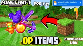 minecraft but dirts drop op items mod download link [upl. by Oruhtra877]