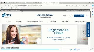 Tutorial de subsanación de solicitudes en Sede Electrónica DGT [upl. by Niraa]