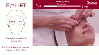 EYE LIFT Treatment practices  guide GUINOT [upl. by Arutak843]