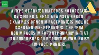 Is Inkjet Printer Impact Or Non Impact [upl. by Kaazi178]