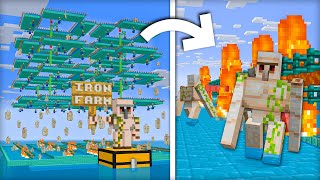 We Built The ULTIMATE IRON FARM in Minecraft [upl. by Waneta]