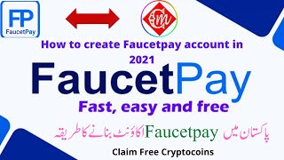 How to create Faucetpay account in 2021  Faucet earning  faucetpay withdraw  faucetpay  btc [upl. by Seiden]