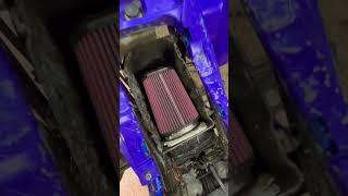 Yamaha banshee air intake modification part 1￼ [upl. by Eillah]