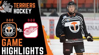 GAME HIGHLIGHTS Yorkton Terriers 5 at Weyburn Red Wings 3 [upl. by Colfin508]