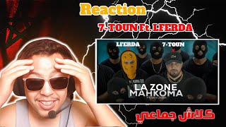 REACTION 7TOUN Ft LFERDA  LA ZONE MAHKOMA CLASH PAUSE and Morphine [upl. by Iinde]