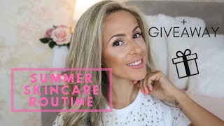 Сутрешна и Вечерна Грижа за Кожата през Лятото  GIVEAWAY  Summer Skincare Roitine [upl. by Eidok525]