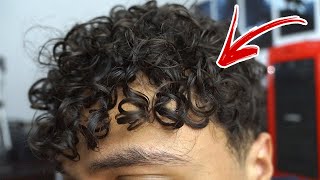 FINALIZAÇÃO ATUALIZADA CABELO CACHEADO MASCULINO CURTO [upl. by Naman109]