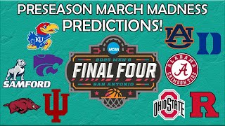 Filling Out Joe Lunardi’s WAY TOO EARLY BRACKETOLOGY [upl. by Chryste]