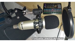 Microphone With SK500 Sound Card [upl. by Alicul]