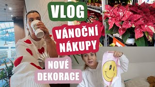 VÁNOČNÍ NÁKUPY NOVÉ DEKORACE  VLOG🎄 [upl. by Jobie791]