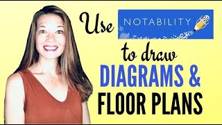 Use Notability to Draw Diagrams and Floor Plans on Your iPad [upl. by Asiruam]