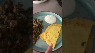 mutton kheema amp naan bread PS this bread is not that low carb and I eat carbs often keto lchf [upl. by Yonah]