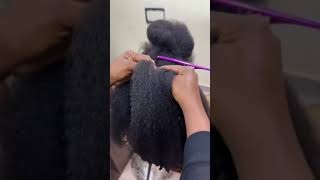 How to plait fluffyloose braids with no extension naturalhairstyles youtubeshorts [upl. by Guinn847]