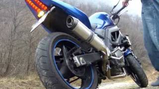 Suzuki sv650 con scarico Roadsitalia [upl. by Hatcher669]