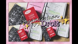 MON ORGANISATION EN FAC DE DROIT [upl. by Carmon171]