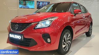 Maruti Suzuki Baleno Alpha 2019  Baleno 2019 Alpha Features Interior amp Exterior  Reallife Review [upl. by Yelsgnik]