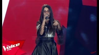 Arjola  “Black Widow”  Audicionet e Fshehura  The Voice Kids Albania 2019 [upl. by Annoik12]