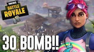 30 BOMB Fortnite Battle Royale Gameplay  Ninja [upl. by Richel422]