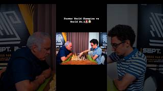 🚨🤯🚨Former World Champion Garry Kasparov vs World No 2 Caruana chess viral trending shorts [upl. by Gerianna]