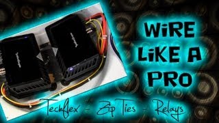 How to  Car Audio Wiring  Tips and Tricks to a Clean Install  Car Audio Fabrication CAF [upl. by Monia636]