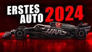 Haas zeigt erstes F1Auto 2024 Wie viel davon ist real [upl. by Linad]