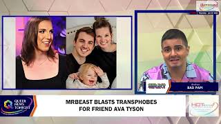 MrBeast Blasts Transphobes For Friend Ava Tyson [upl. by Norby674]