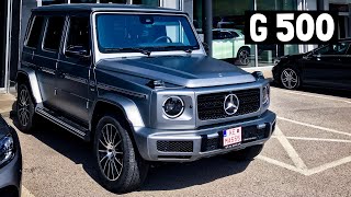 NEW Mercedes G Class G500 2019 FULL REVIEW Interior Exterior Infotainment AMG Line  W464 [upl. by Enellek]