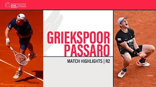 Francesco Passaro  Tallon Griekspoor  ROME R64  Match Highlights IBI24 [upl. by Chariot]