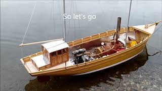 Building a big 15m wooden steamboat with a Stuart D10 twin steam engine [upl. by Charlotte]