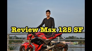 รีวิว  msx 125 sf  แต่งแนวโลกอนาคต  โครตสวย ของแต่งอย่างเยอะ [upl. by Louie]