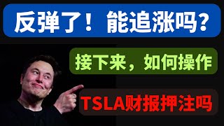 【美股嘉可能】反弹了！能追涨吗？如何操作！TSLA财报押注吗！QQQ NVDA SOXL TSLA GOOG IWM TNA DELL CRWD AAPL ASML AMAT ARM MARA [upl. by Ahsiral]