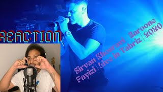 Sirvan Khosravi  Baroone Payizi  Live in Tabriz  2020 REACTION [upl. by Zurek]