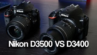 Nikon D3500 VS D3400 Whats different [upl. by Dnomad557]