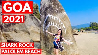 GOA  PALOLEM BEACH  SHARK ROCK amp MONKEY ISLAND  GOA VLOG  GOA AFTER LOCKDOWN  SOUTH GOA  2021 [upl. by Jelle]