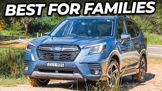 This SUV Isn’t Sporty But Families Will Love It Subaru Forester 2023 Review [upl. by Derfliw]